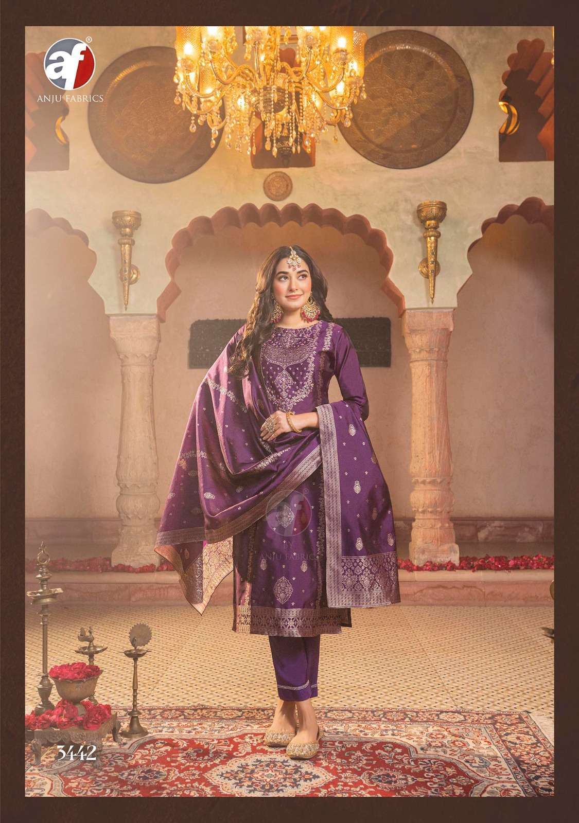 Anju Fabrics Silk Affair vol - 3 Kurti manufacturers in Gujarat