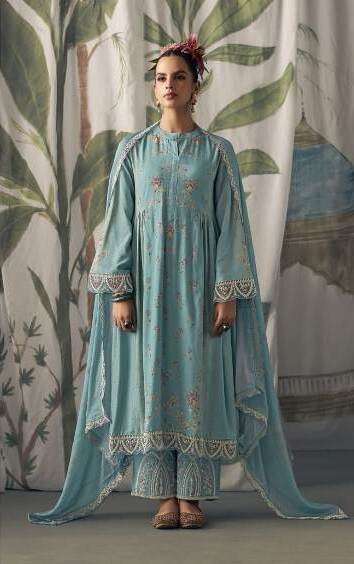 Kimora Heer Mashaallah Printed Muslin Dress Material Surat wholesale market