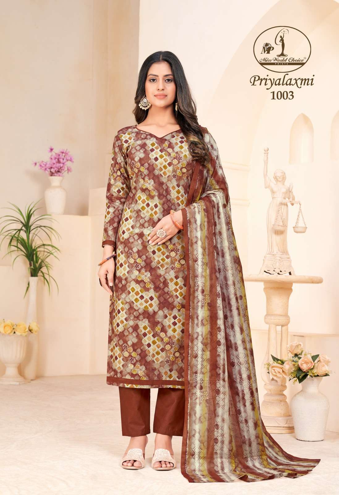 Miss Worl Choice Priyalaxmi Vol 1Jaipur cotton dress material wholesale