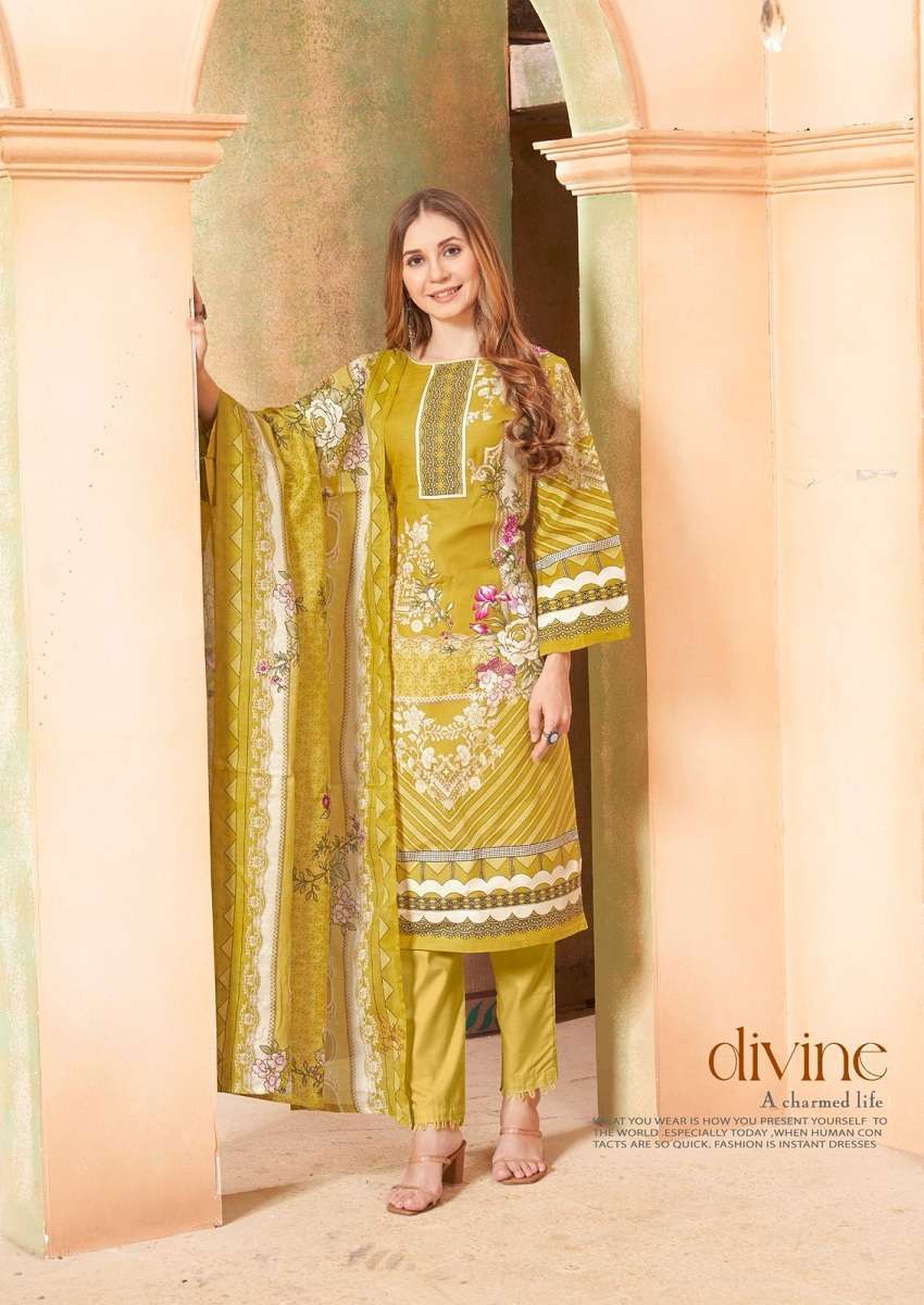 Nafisa Esra Vol 4 Karachi Suits Cotton Ladies Dress Materials for Resale