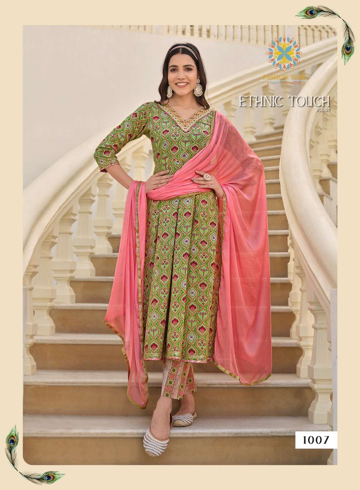 PASSION TREE ETHNIC TOUCH VOL 1  Kurtis exporters in Surat