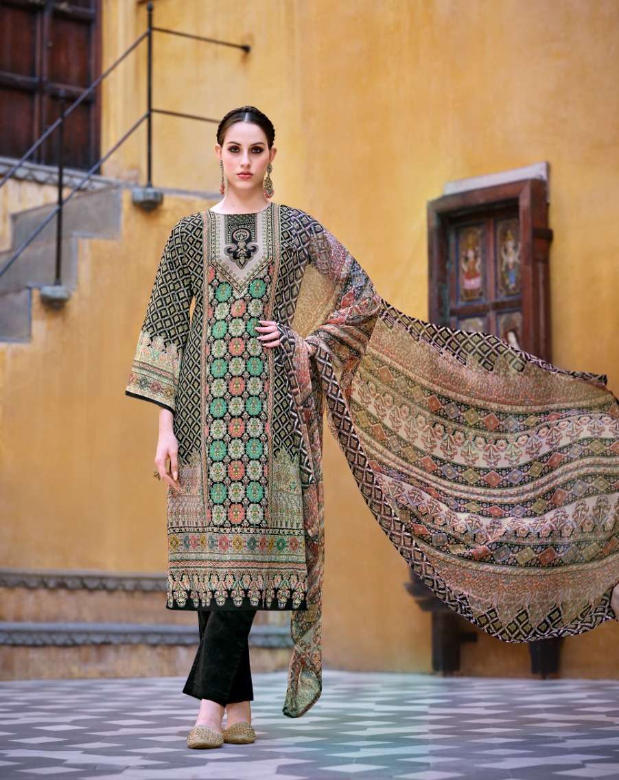 Zulfat Sabira Cotton Designer Surat wholesale market Dress Material 