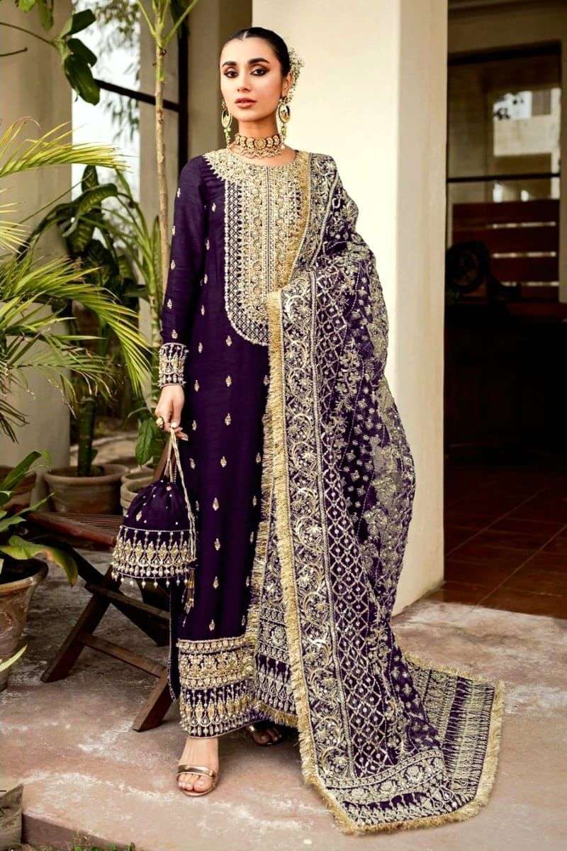 Mehfooz Pakistani Work Suits Dress Material 1019