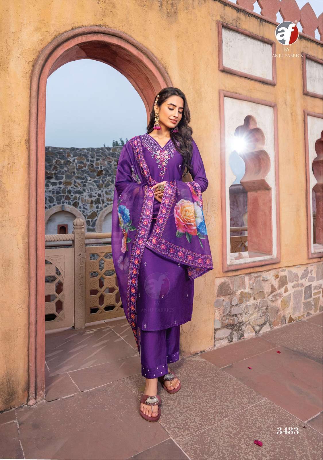 Anju Fabrics Gazal vol -4   Mumbai Kurti manufacturers