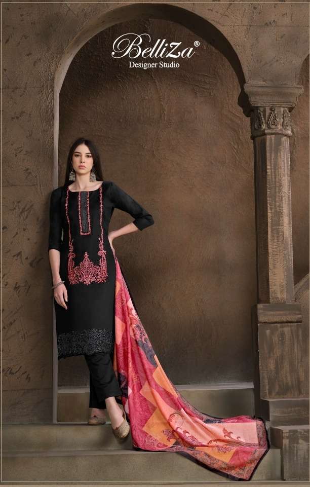 Belliza Jashn E Ishq Vol 4 Cotton Embroidred dress materials suppliers