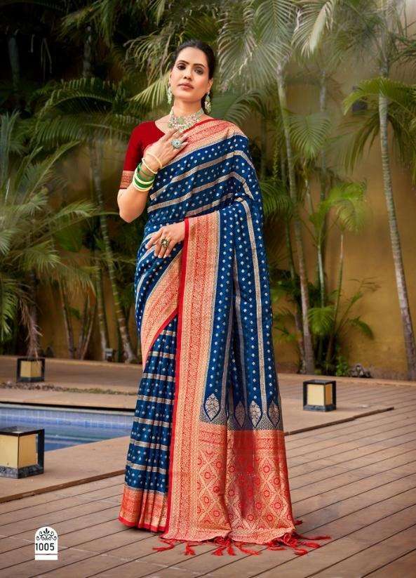 Banarasi silk sarees manufacturer & wholesalers from Surat Gujarat.