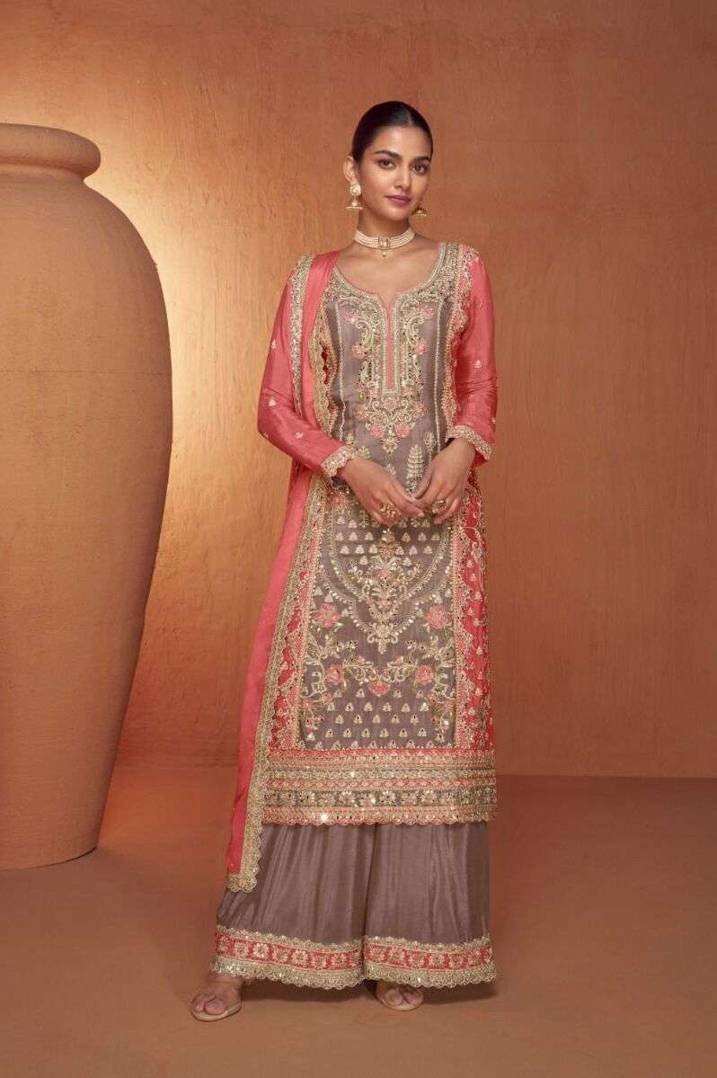 Gulkayra Saheli Chinon Designer Pakistani dress material in Mumbai