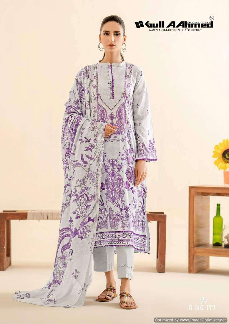 Gull A Ahmed Lawn Collection Vol-19 Wholesale clothing Dress materials in Tamil Nadu