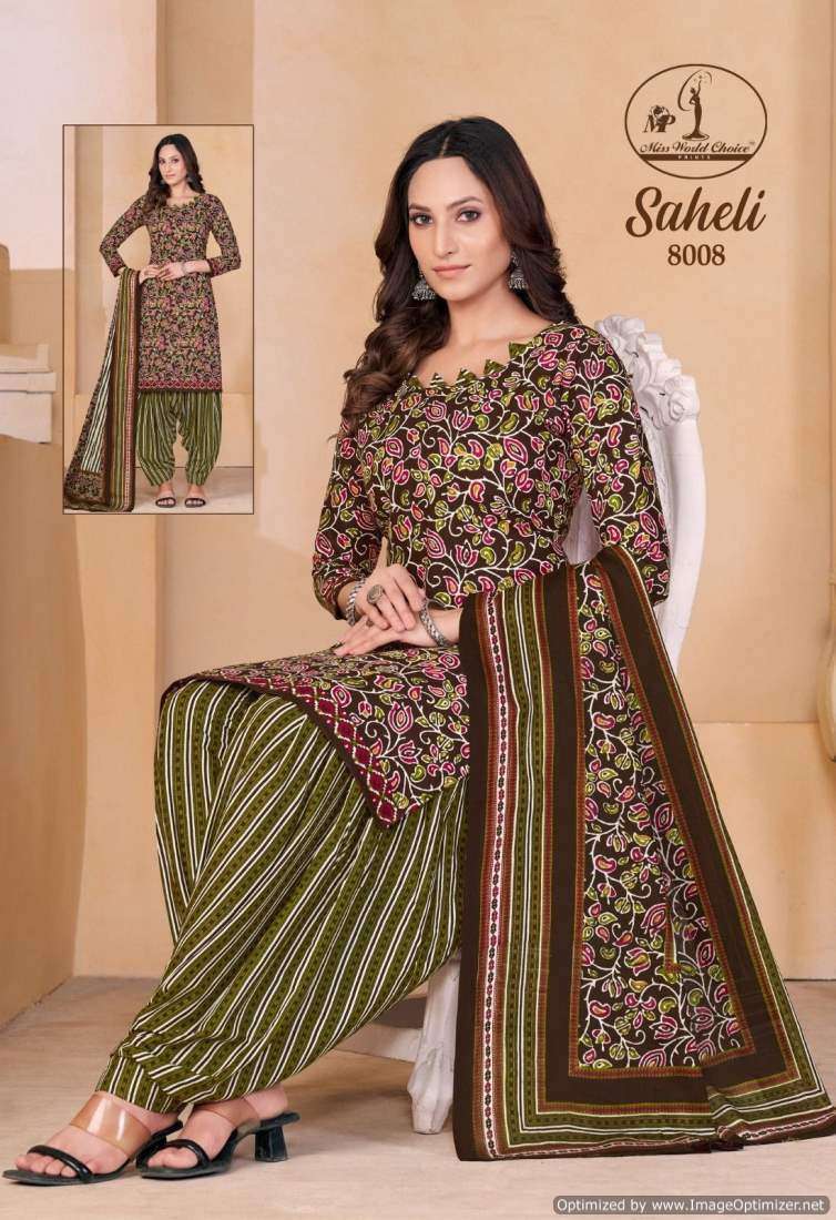 Miss World Saheli Vol-8 Indian dress materials online