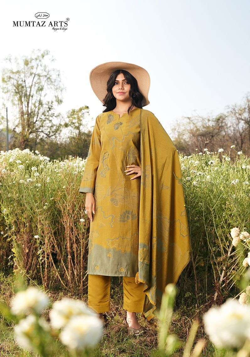Mumtaz Arts Ehsaas Digital Printed Dress Materials Wholesale Textile Market Surat