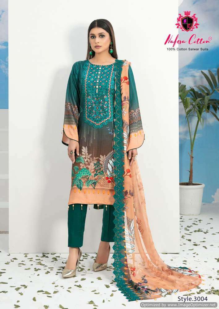 Nafisa Andaaz Vol 3 Cotton Printed Indian dress material wholesale market