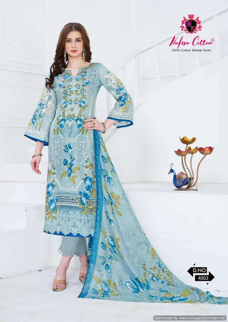Nafisa Andaaz Vol 4 Karachi Soft Cotton Dress material manufacturers in Mumbai