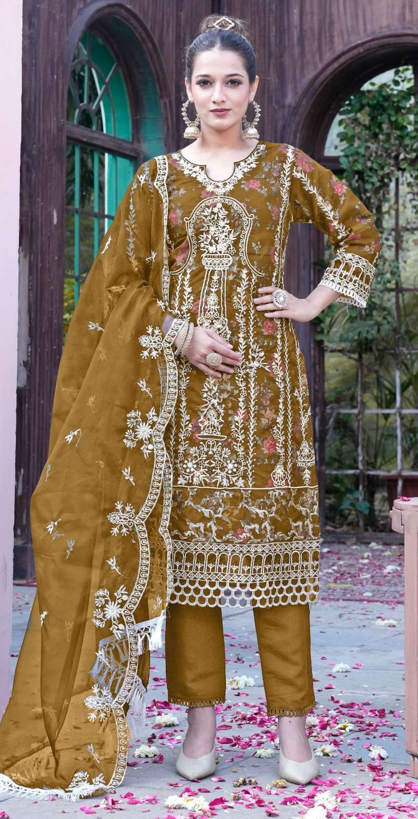 Ramsha R 1107 E To H Embroidered Ready-made salwar kameez