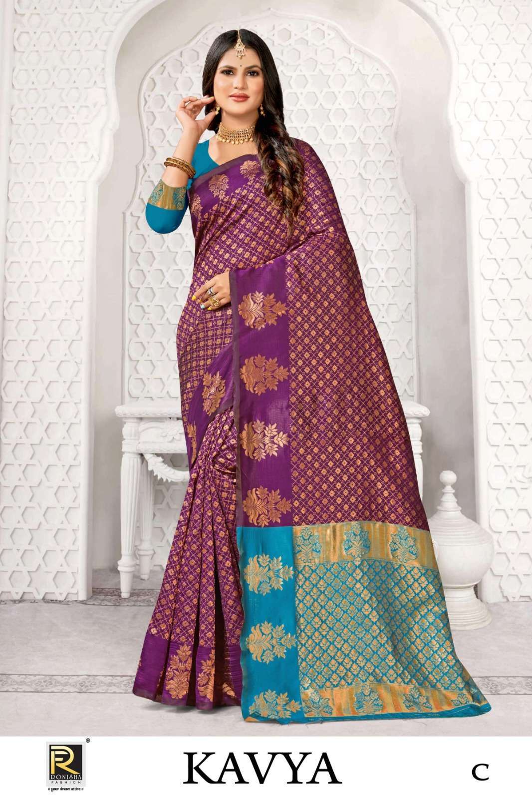 Ronisha Kavya Banarasi Silk Wholesale sarees online