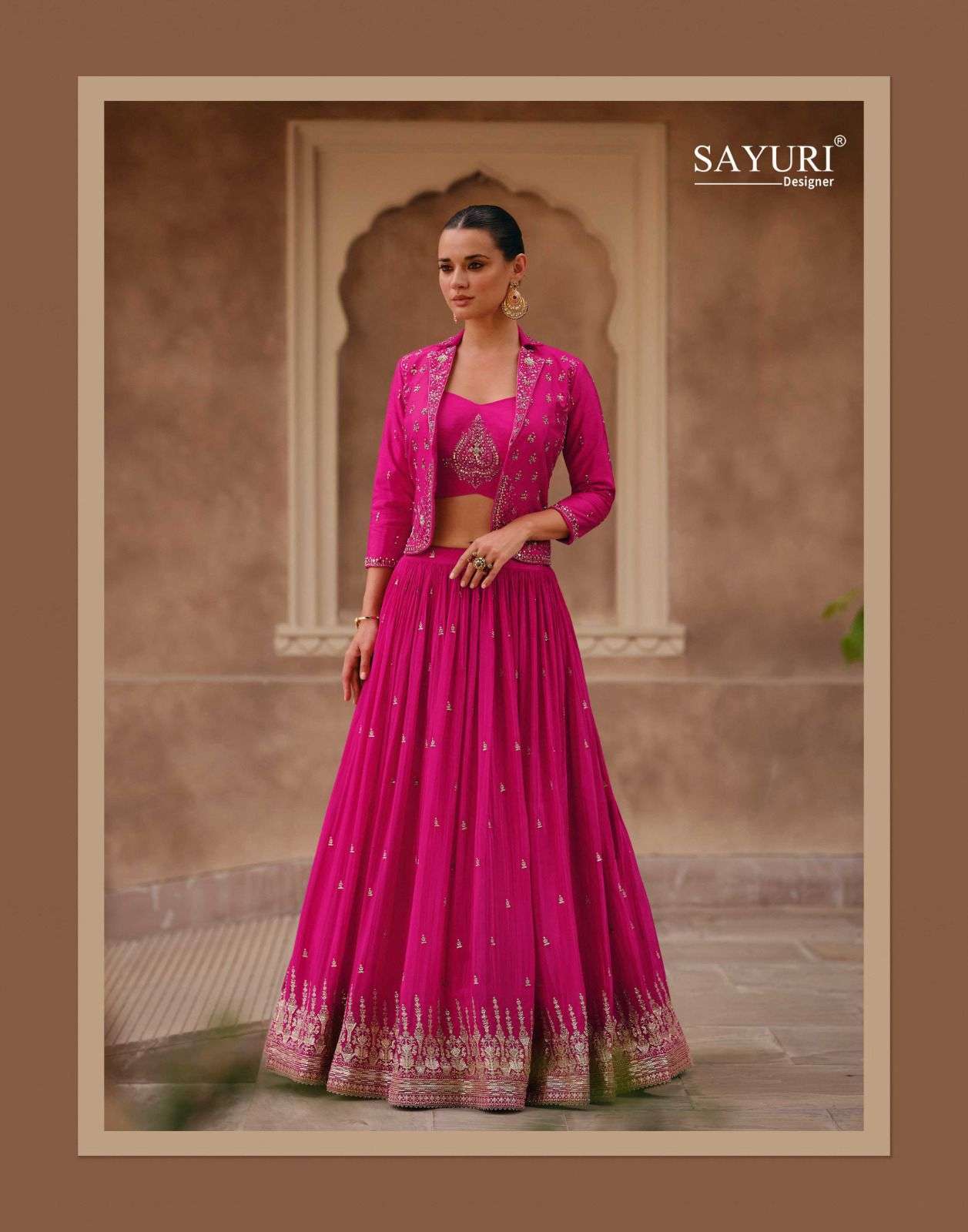 Sayuri Simran Nx Silk Designer Gown market in Mumbai