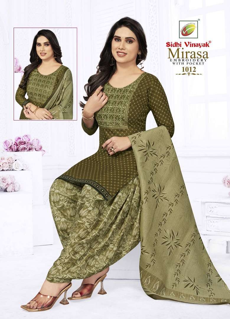 Sidhi Vinayak Mirasa Vol-1 dress materials wholesale market