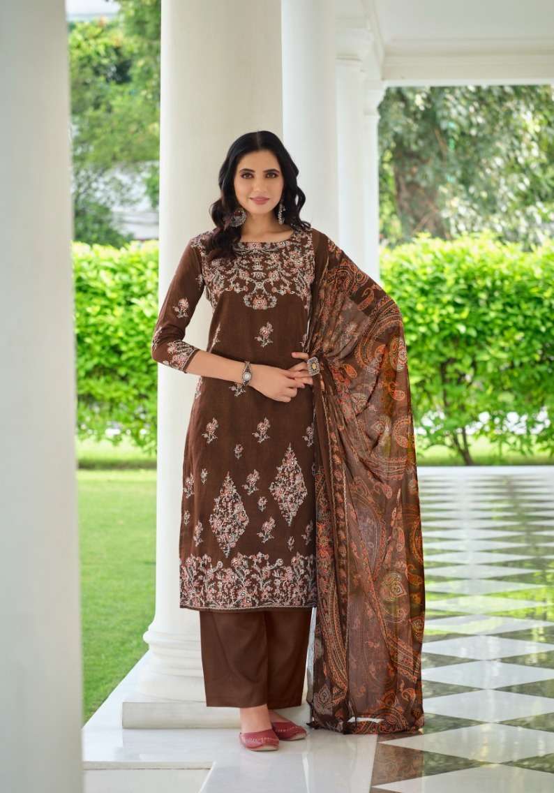Zulfat Saheli Exclusive Designer Dress Material Wholesale textile suppliers in Gujarat