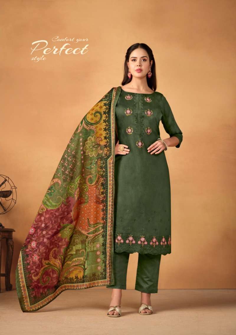 Belliza Jashn E Ishq Vol 5 Cotton Embroidery  Dress materials for women