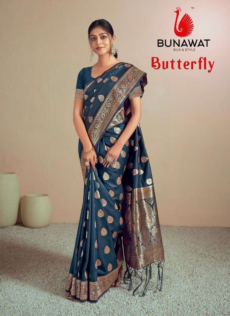 BUNAWAT Butterfly Silk Sarees wholesale dealers in Hyderabad