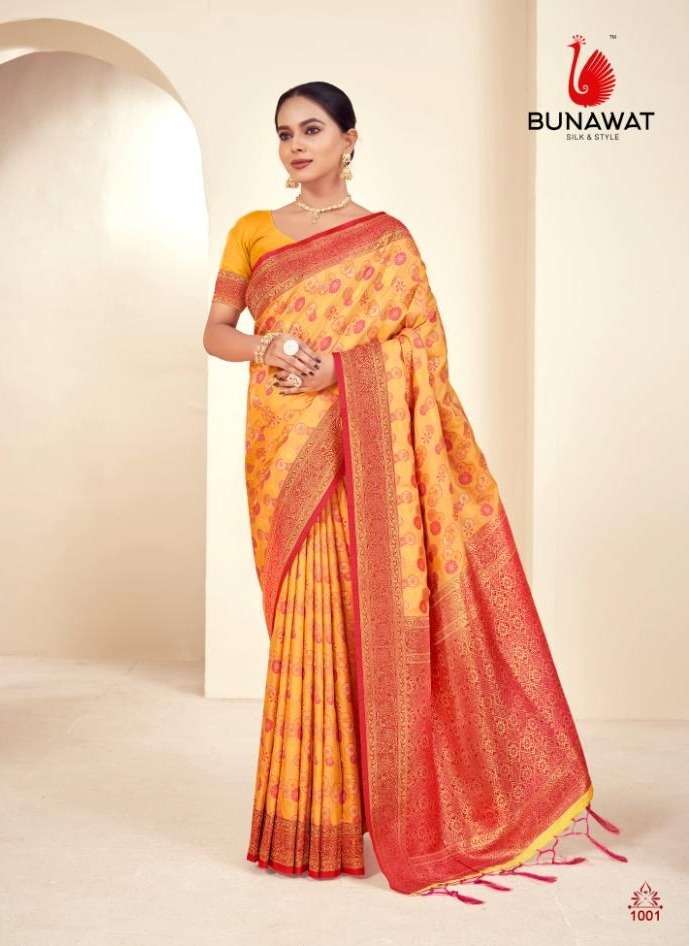 BUNAWAT Majestik Silk Wholesale sarees online india