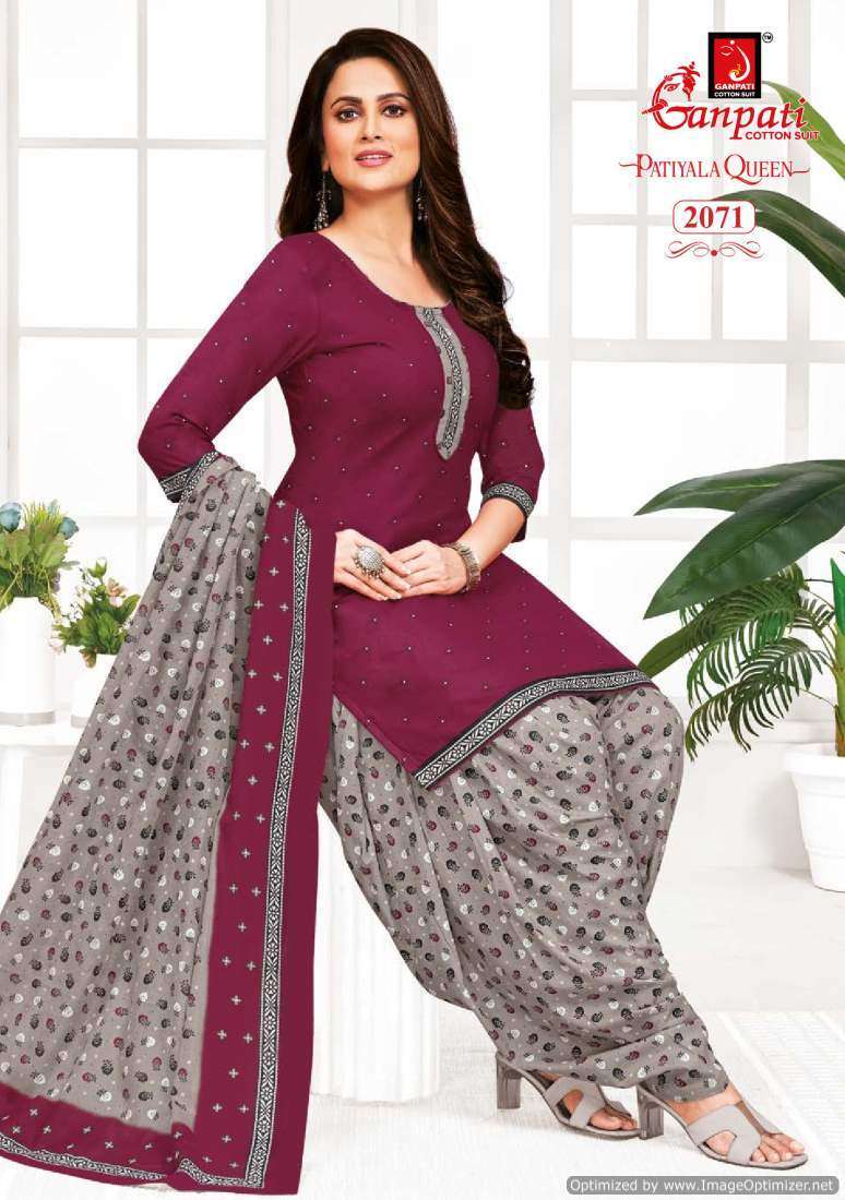 Ganpati Patiyala Queen Vol-9 Dress materials wholesale market