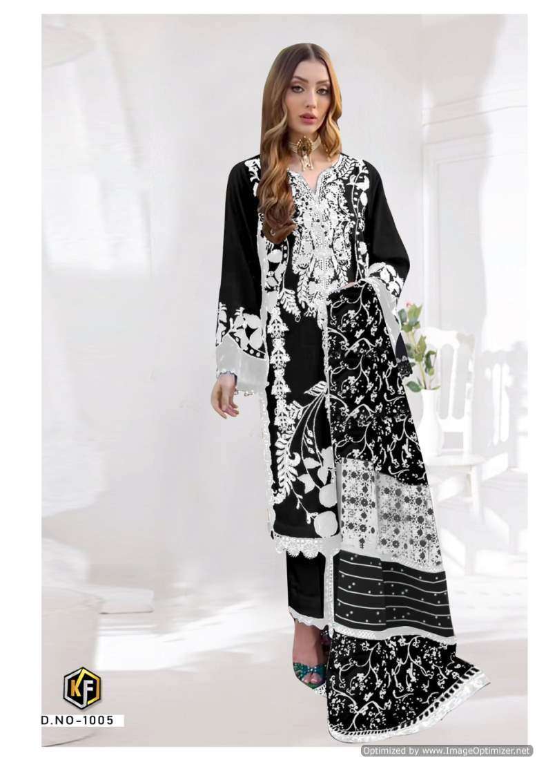 Keval Roha Black And White Surat dress material with price