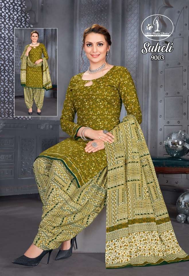 Miss World Saheli Vol-9  Dress material manufacturers