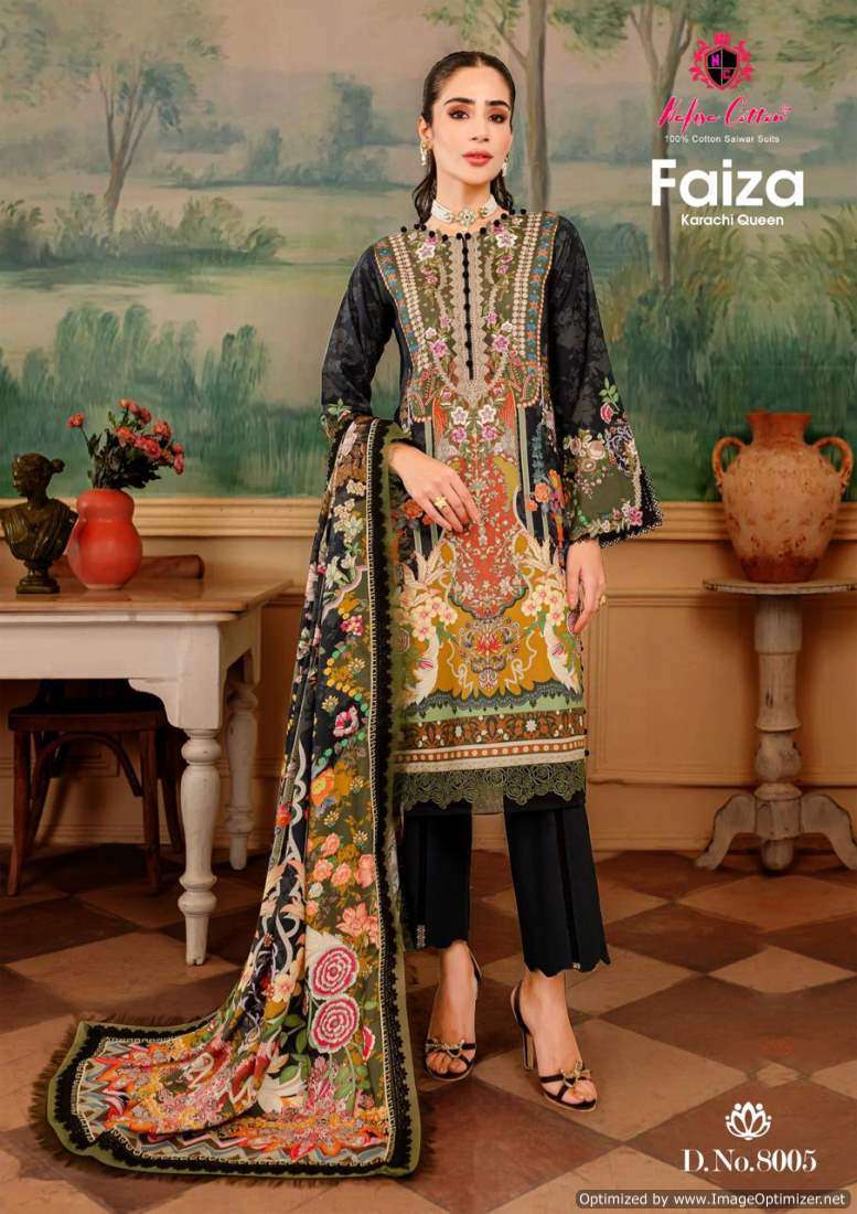 Nafisa Faiza Queen Vol 8 Cotton Dress material suppliers in Mumbai