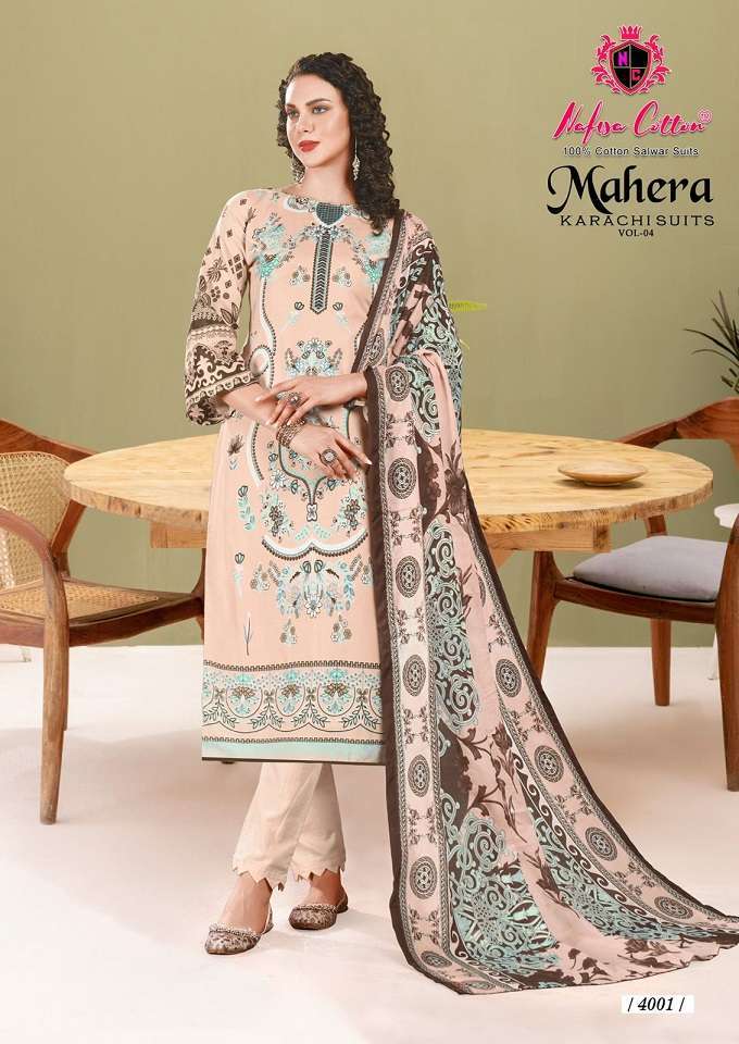Nafisa Mahera Vol-4 – Karachi Bulk dress materials