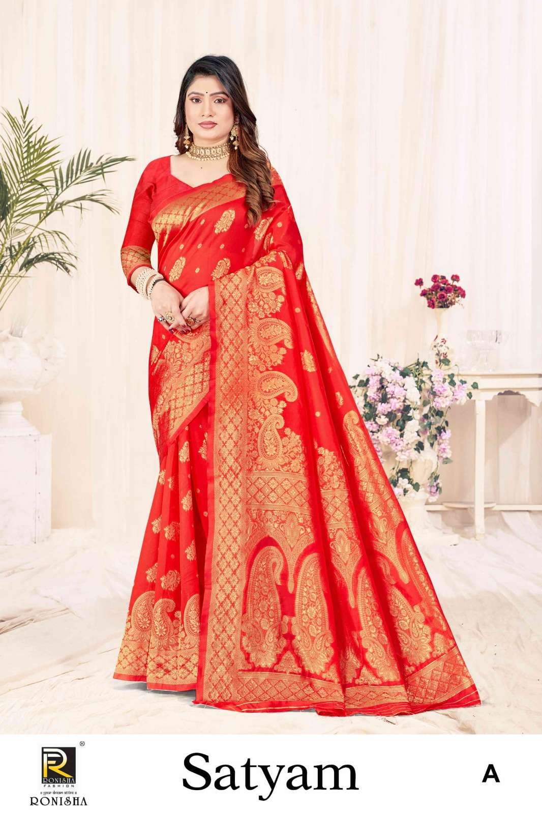 Ronisha Satyam  Banarasi Silk Saree wholesale manufacturers