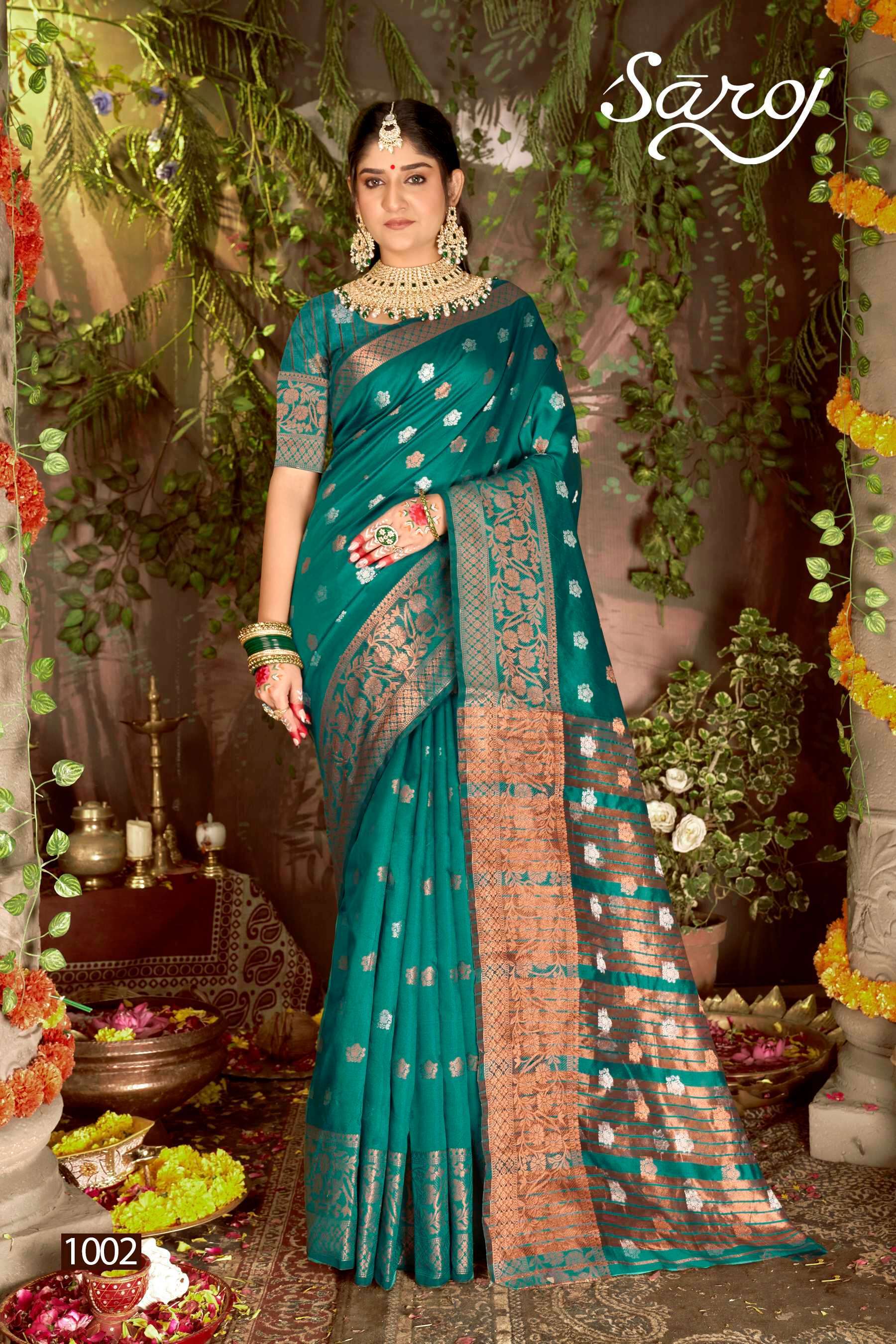 Saroj Sarswati Vol.4 Soft silk Saree shopping in India