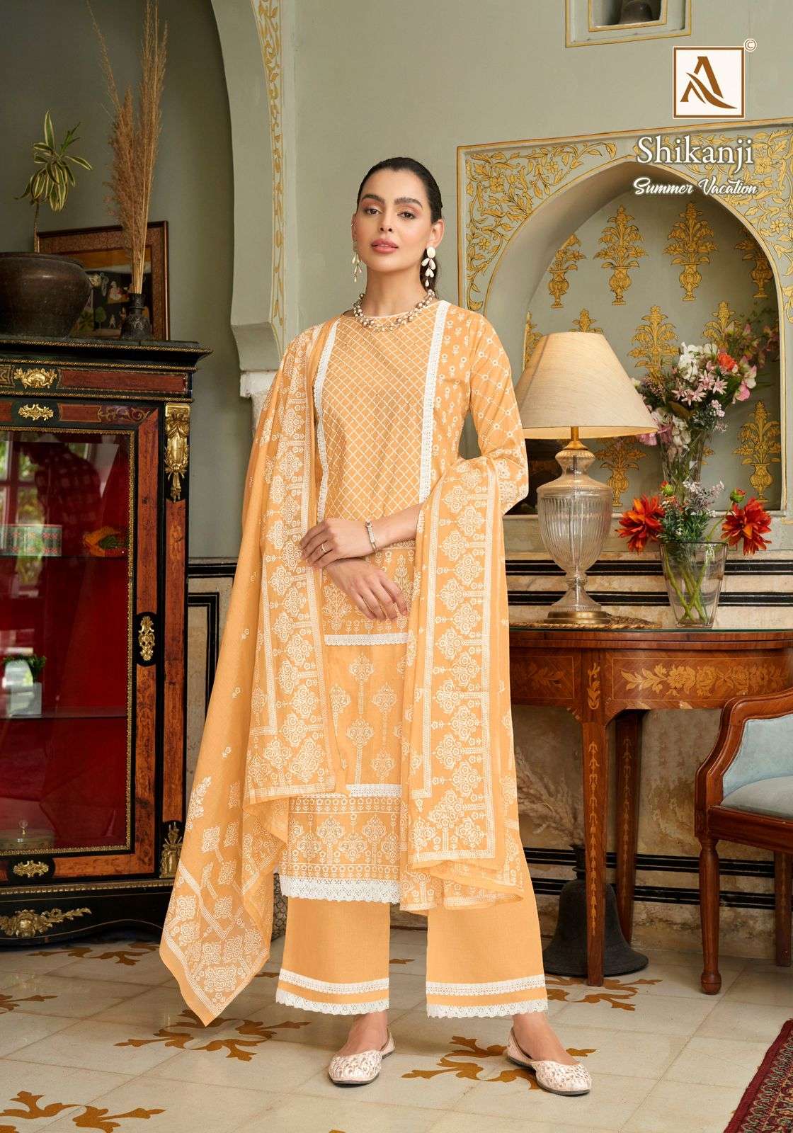 Alok Suit SHIKANJI Online dress materials shopping in bangalore