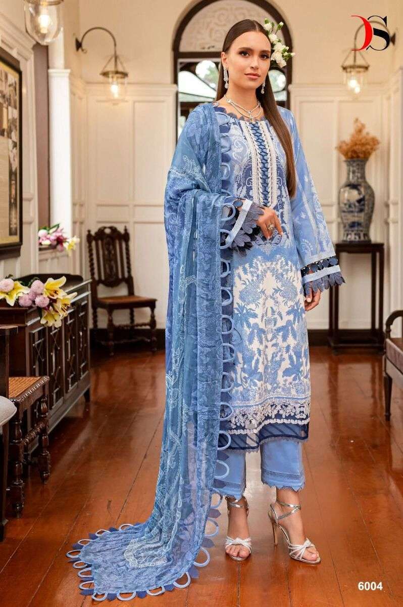 Deepsy Firdous Queens Court 6 Nx Cotton Dupatta Pakistani dresses online
