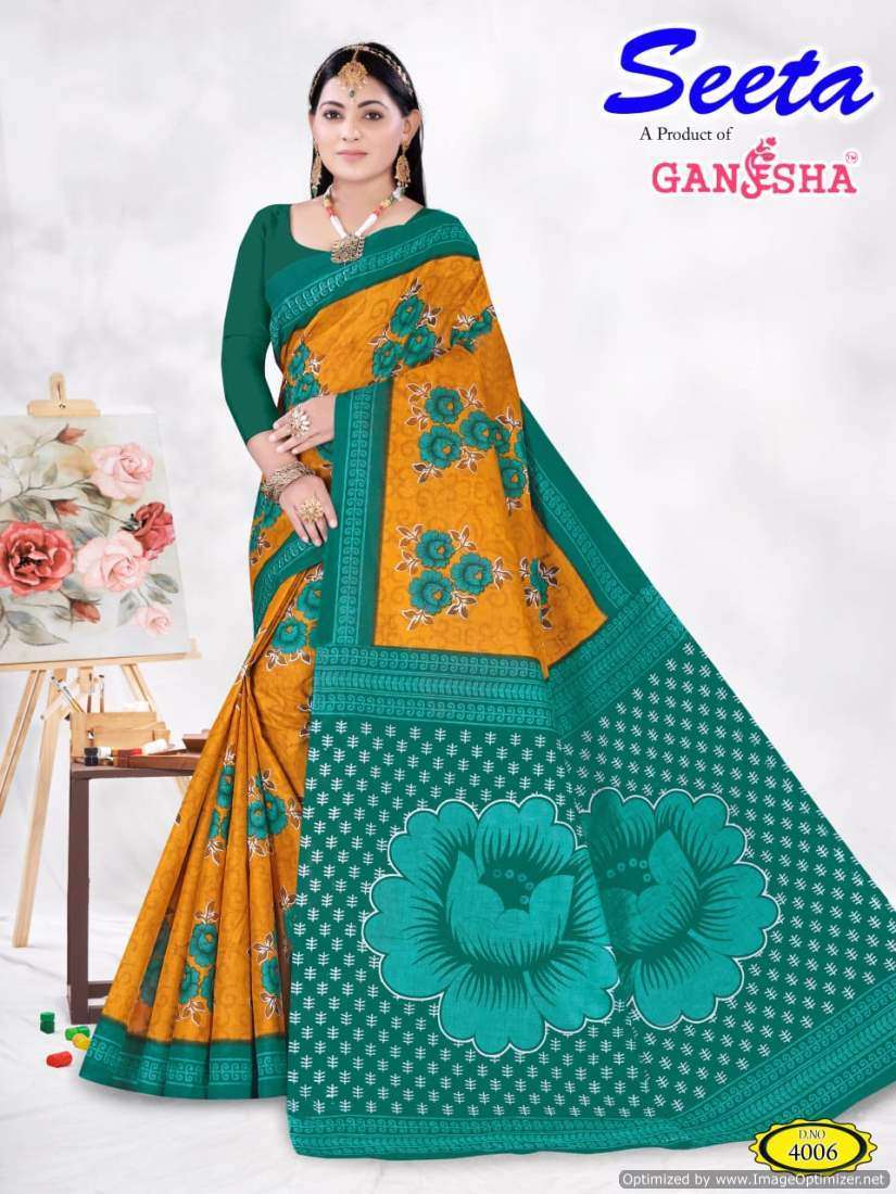 Ganesha Seeta Vol-4 – Cotton  saree wholesale in Bangalore