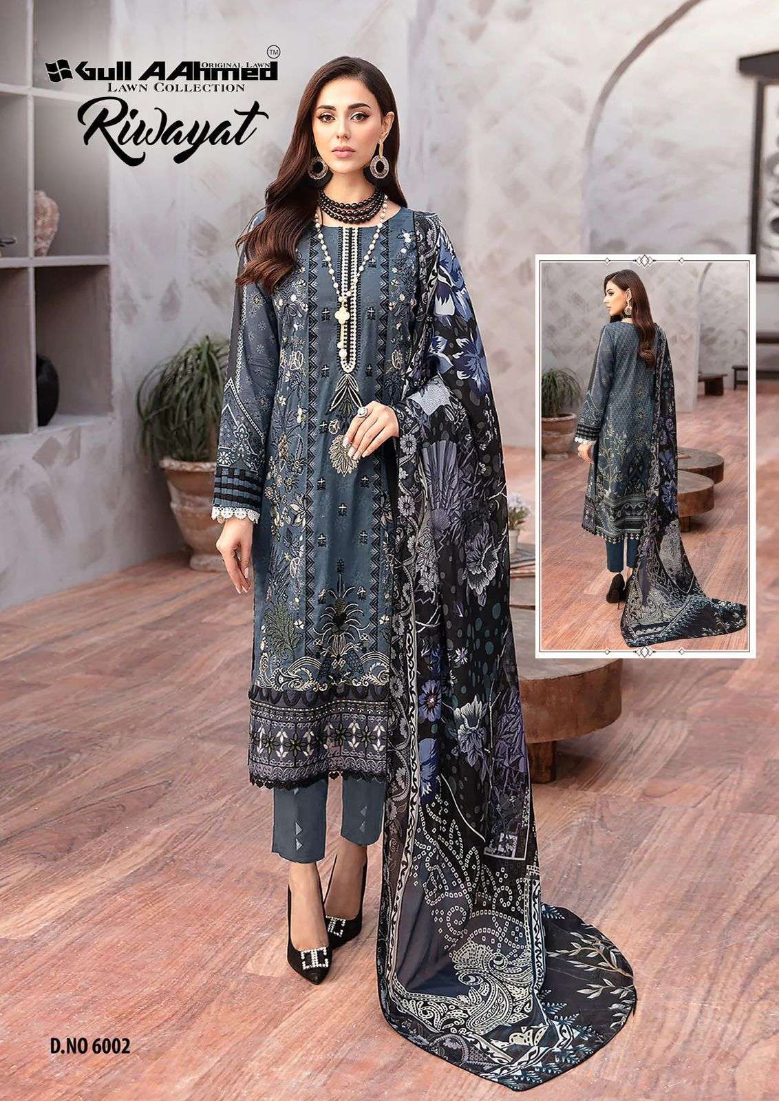 Gull A Ahmed Riwayat Vol 6 Lawn Cotton Online shopping for dress materials