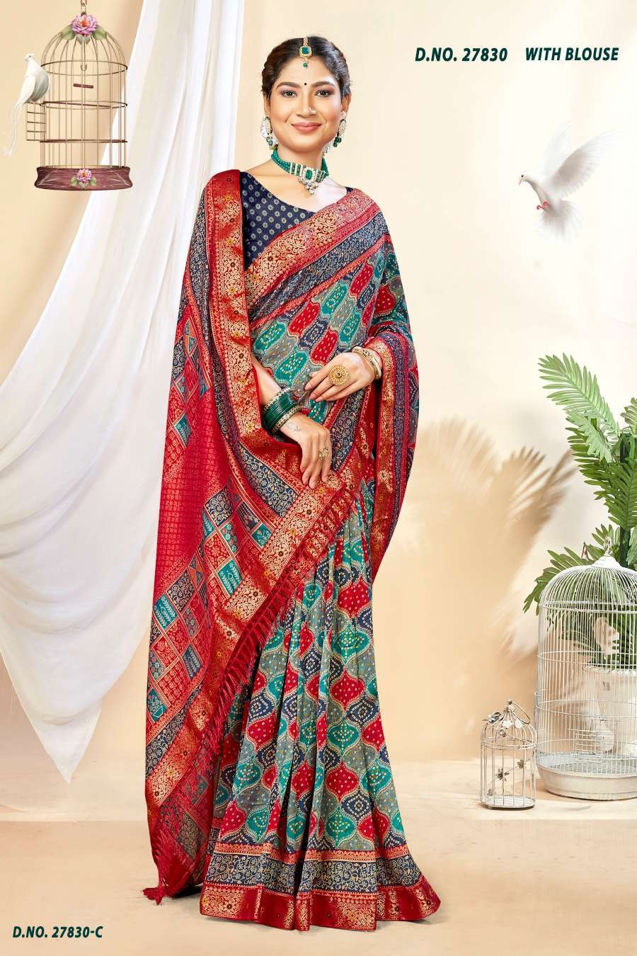 INDER SILK MILLS SAMSUNG-27830 Latest saree designs in Bangalore