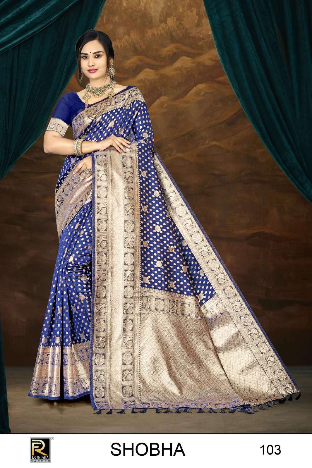 Ronisha Shobha Banarasi Silk Saree supplier Mumbai