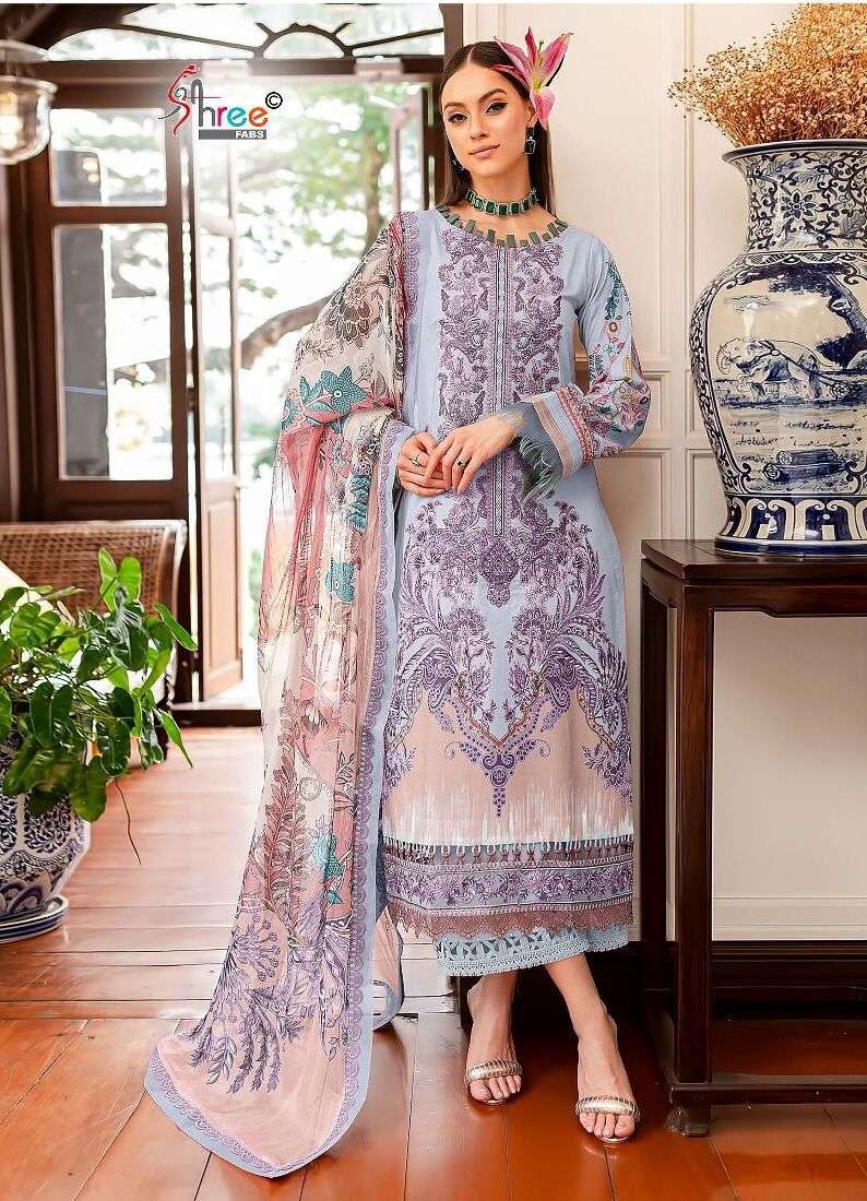 Shree Queens Court Premium Chiffon Dupatta Wholesale Pakistani suits in Mumbai