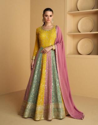 Aashirwad Tareef Georgette Designer Gown wholesale market