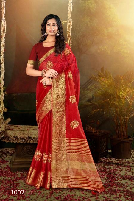 Saroj Lailla Vol.3 Soft organza Saree suppliers in Mumbai