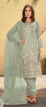 Zaha 10340 A To D Organza Pakistani suits manufacturers in Surat