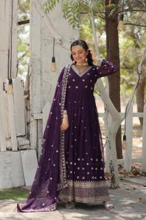 Anamika Vol 69 Blooming Embroidered Gown With Dupatta manufacturers in Kolkata