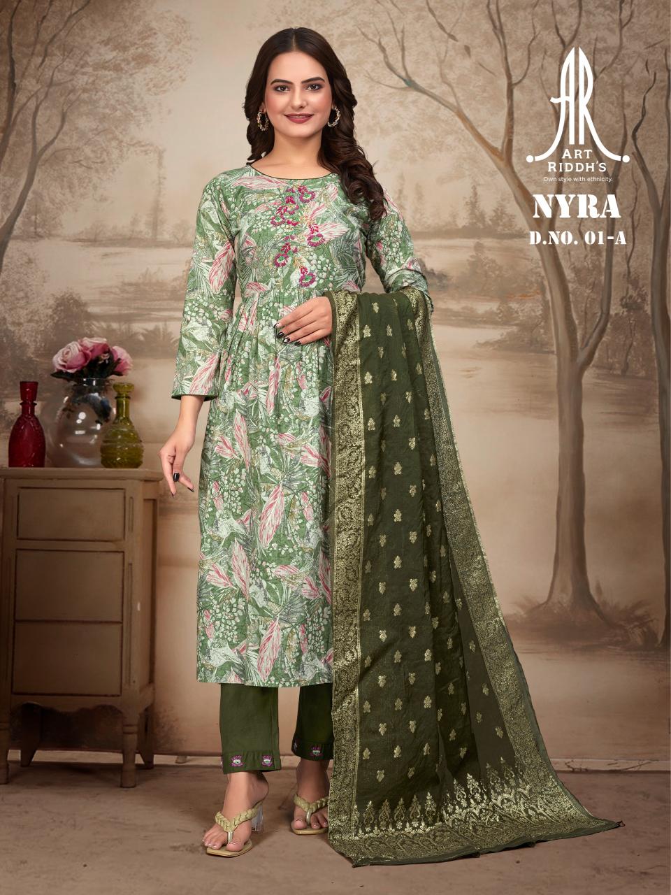 Artriddhs 01A nayra cut kurti set Wholesale readymade garments