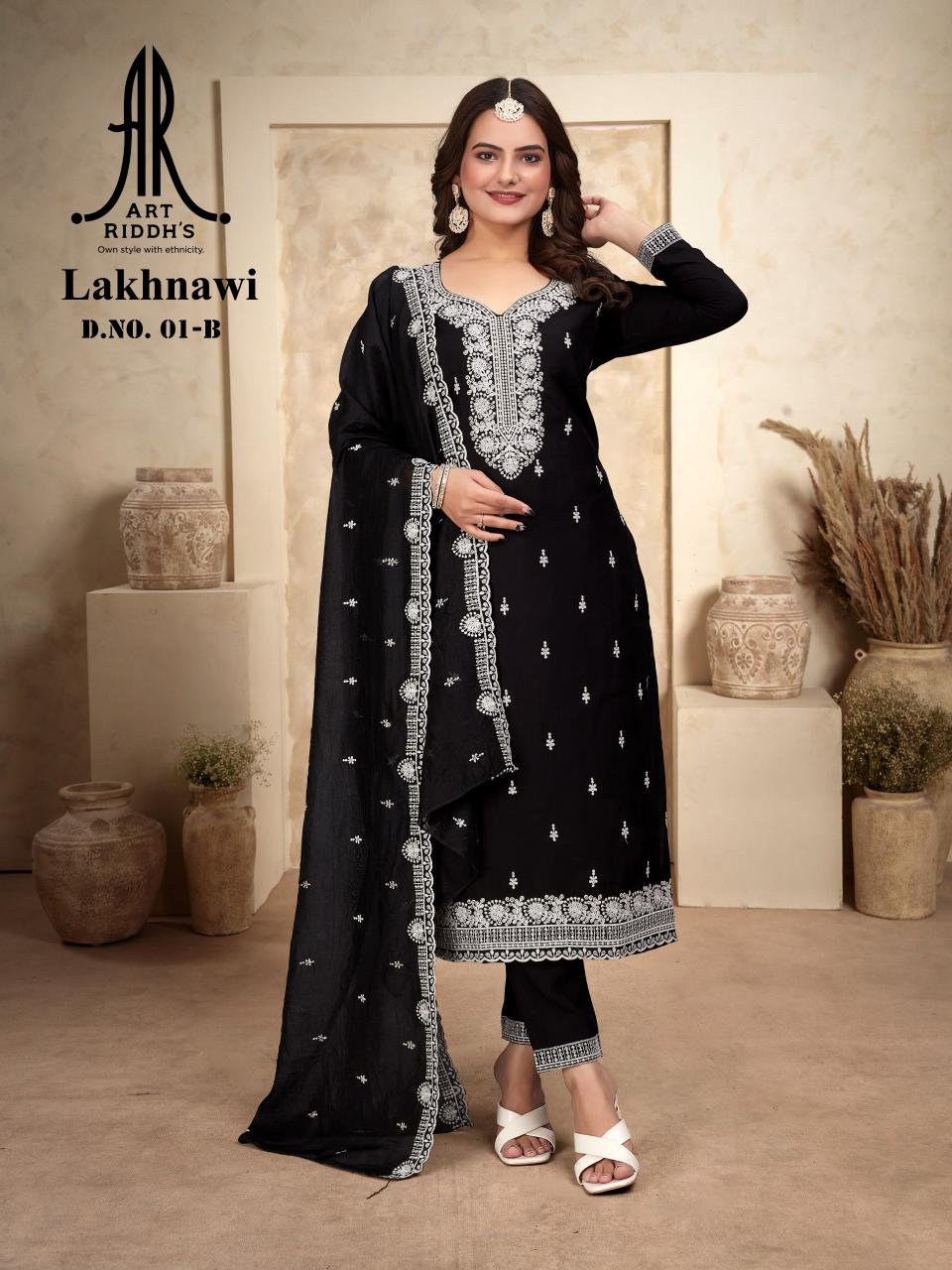 artriddhs 01B lakhnawi kurta sets Wholesale Clothing Suppliers Online