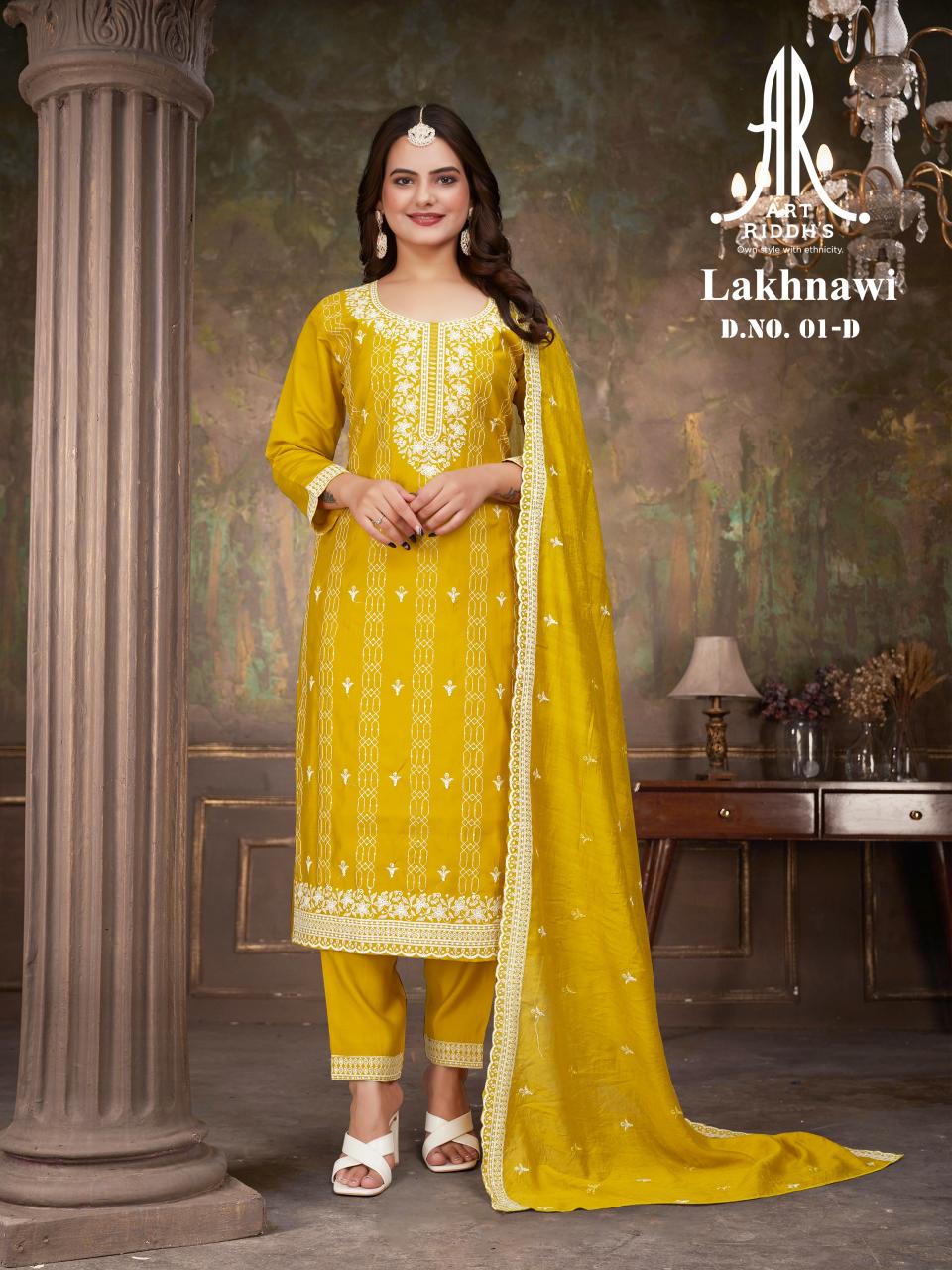 artriddhs 01D lakhnawi kurta sets For Wholesale