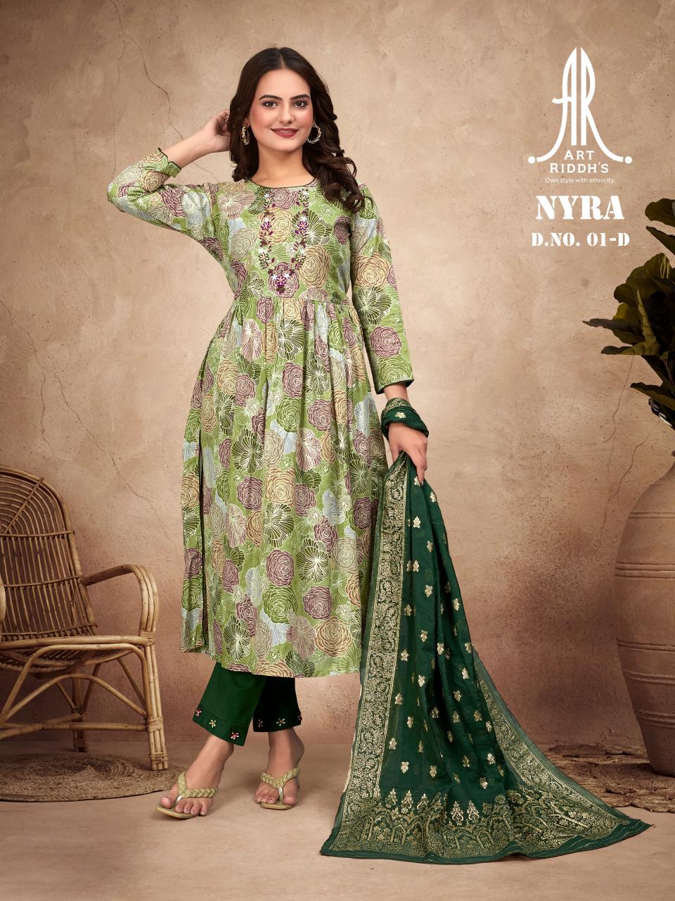 Artriddhs 01D nayra cut kurti Wholesale surat