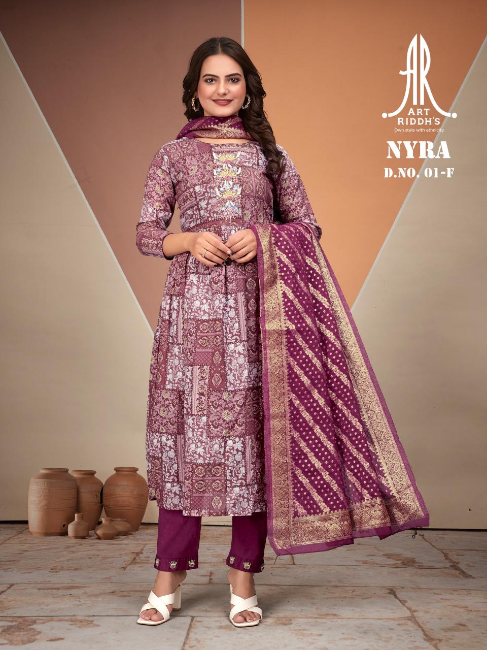 Artriddhs 01F nayra cut kurti Wholesale Cataloge