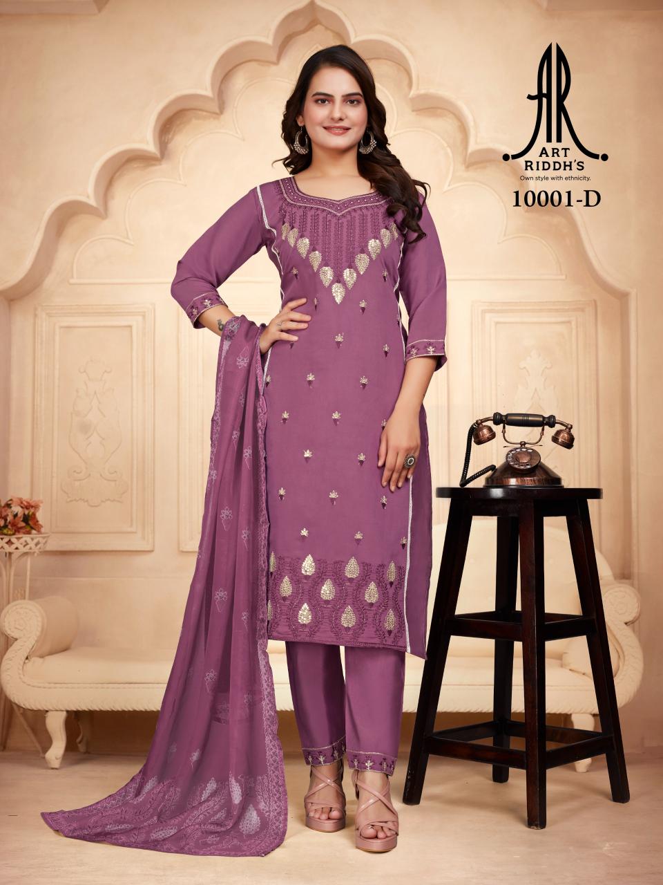 Artriddhs altina 10001D deisgner kurti pent duppta wholesale price