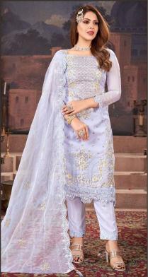 Bilqis B 73 A To D Organza  Lawn suit exporters in Hyderabad