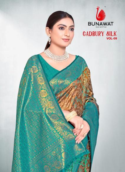 bunawat cadbury silk vol 9 festival silk saree collection